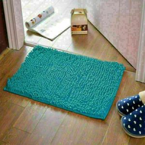 Absorbent Soft Shaggy Non Slip Bath Mat Bathroom Shower Home Floor Rugs Carpet - Picture 1 of 17