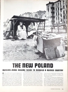 ARTÍCULO IMPRESO 1945 La Nueva Polonia John Phillips Régimen Hecho en Rusia 9 Pg - Imagen 1 de 4