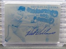 2023 America's Pastime Matt Williams Characters Of Game Printing Plate Auto #1/1
