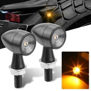 LED Motorcycle Turn Signal Indicators Lights Amber Lamp for Suzuki for Yamaha CT - Foto 1 di 5