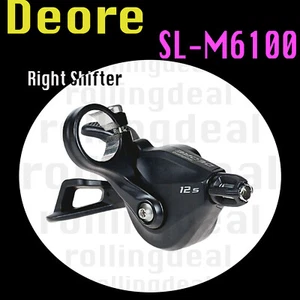 Shimano DEORE SL-M6100-R Right 12Spd Shifter Black wo/Optical Gear Display - Picture 1 of 1