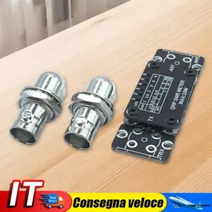 Mini Power SWR Meter 3-30MHz HF Short Wave Standing Wave Meter 12W SWR PWR Meter - Foto 1 di 10