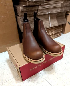 Red Wing Heritage  men's 6 inch classic chelsea boot Amber Brown 3190 - Picture 1 of 6
