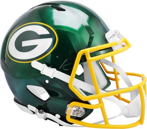 Green Bay Packers Unsigned Riddell FLASH Alternate Revolution Speed Cover