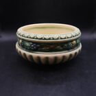 Vintage 1920's Roseville Pottery " Corinthian " Pattern Decorative Bowl; 6.75"