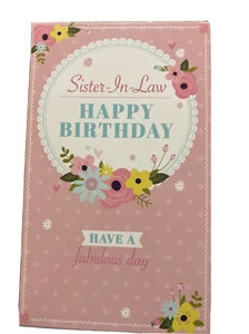 ‘Sister-in-law Happy Birthday- Birthday Greeting card - Imagen 1 de 2