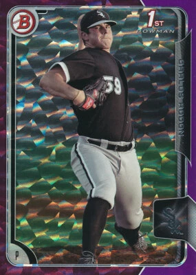 Carlos Rodon 2015 Bowman Purple Ice Refractor Parallel #BP150 Giants /50 - Image 1 of 2