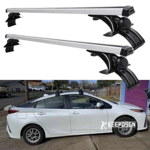Car 48" Top Roof Rack Cross Bars Luggage Cargo Carrier For Toyota Prius +Clamp - Picture 1 of 11