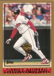1998 Topps Inaugural Diamondbacks Indians Baseball Card #135 Sandy Alomar