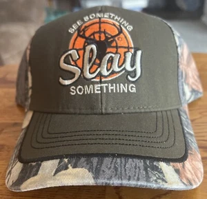 Sombrero de caza camuflado - Ver algo matar algo - Divertido, gorra de béisbol para hombre " - Imagen 1 de 4