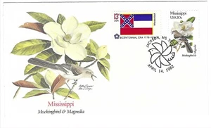 Fleetwood FDC 1982 20c Mockingbird Combo Sc #1953-2002 - Picture 1 of 1