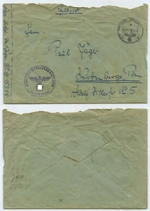 51873 - field post letter - 4.2.1943 to Wittenberge - Picture 1 of 1