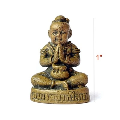 Figura Estatua Supernatural Powers Kumarnthong Amuleto Tailandés Cobre 1" Foto 1 de 4