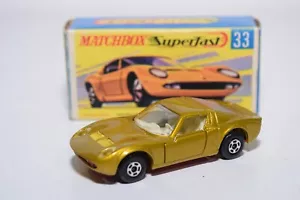 B8 1:60 3INCH 3 INCH MATCHBOX LESNEY SUPERFAST 33 LAMBORGHINI MIURA P400 VNMIB - Picture 1 of 10