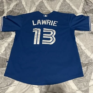 Toronto Blue Jays Majestic Authentic Lawrie #13 Sz 48 Baseball Jersey Cool Base - Picture 1 of 8