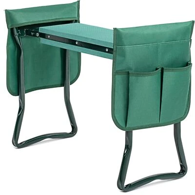 Garden Kneeler and Seat with Sturdy Soft EVA Foam Pad 2 Tool Pouch for Gardening - Image 1 of 4