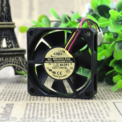 ADDA  AD0605MB-D72GL DC 5V 0.25A 3Pin 60x60x15mm Case Cooling Fan - Image 1 of 4