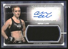 2019 Museum Collection UFC Signature Swatch Autograph Aspen Ladd Auto /99