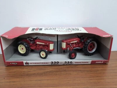 1/16 Ertl Farm Toy International Harvester 330 AND 350 Utility Tractor Set - Image 1 of 4
