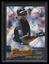 1996 Pinnacle Starburst Artist's Proofs 62 Frank Thomas NAT The Naturals