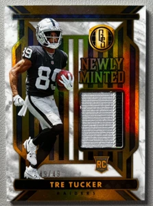 Tre Tucker 2023 Panini Gold Standard Newly Minted Rookie RC Relic #NM-36 /49 - Bild 1 von 7