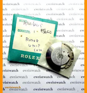 NOS Genuine Rolex Complete Rotor A260 635 645 655 Semi Bubbleback 6062 6085 6205 - Picture 1 of 6