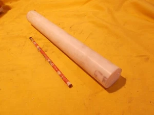 Barra redonda de plástico blanco mecanizable ERTALYTE PET-P 1-1/2"" OD x 12"" LARGO - Imagen 1 de 1