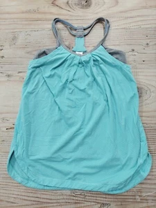 Camiseta sin mangas Ivivva Lululemon Athletica para niña talla 8 doble holandesa - Imagen 1 de 7