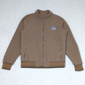Chaqueta Patagonia Mezcla Lana Merino Phil's Para Hombre Mediana Cremallera Completa Vellón Marrón - Imagen 1 de 7
