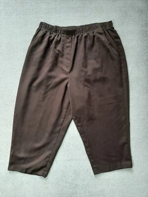 Calça feminina ALIA Petite P tamanho 28 x 17 marrom - Imagem 1 de 4