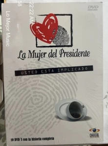 Mega rare 10 Dvds No Longer Made Telenovela La Mujer del Presidente Sandra Reyes - Imagen 1 de 2