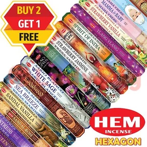 Up to 480 Sticks Incense Stick Scents Hem Hexagon Meditation Aroma Fragrance - Picture 1 of 212