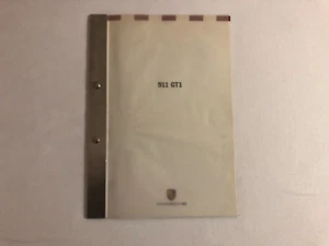 RARO folleto de carbono para clientes VIP Porsche 911 GT1 1997 versión de carretera - Imagen 1 de 6