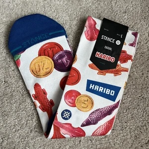 Stance Socks Mens Casual Crew Size Large Haribo Gummy Candy NWT - Picture 1 of 4