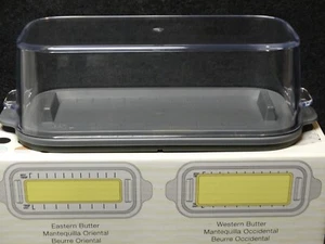 Eparé Large Butter Dish With Lid For Countertop BPA-Free 7.9"L x 3.35"W x 2.48"H - Picture 1 of 7