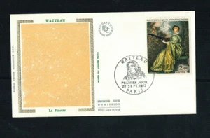 FDC-1116**FRANCE 1973*WATTEAU -"La Finnette" FDC w CACHET - Picture 1 of 2