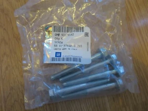 VAUXHALL ASTRA J ZAFIRA INSIGNIA NOCKENWELLENGEHÄUSE SCHRAUBEN 5 STÜCK M8 x 71 93179142 - Bild 1 von 3