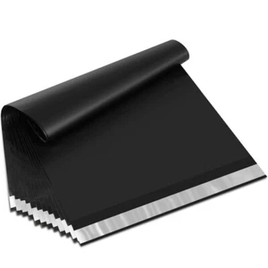 Schwarze Poly Versandtaschen 10x13 12x15,5 14,5x19 selbstklebend, wasserdicht, Großpackung Discouts - Bild 1 von 5