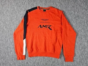 Hackett Aston Martin Racing Sweatshirt Youth Size 13-14 Years Logo Orange Long - Picture 1 of 12