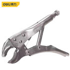 Deli 10 Inch Blade Locking Pliers Round Nose Welding Tool Jaw Lock Vice Grips