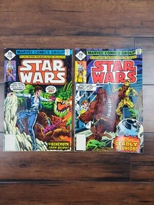Vtg 1978 Marvel STAR WARS # 10 # 13 Comic Book Lot of 2 Subscription Readers - Picture 1 of 5