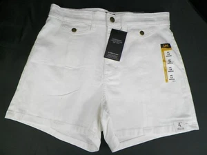 Lee Women's Bright White 4" inseam Shorts Size 12 - Picture 1 of 9
