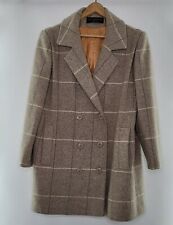 Vintage ALORNA Brown Striped Long sleeve Women Coat