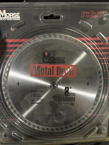 MK Morse Metal Devil 8 Inch Aluminum 203mm 60T Circular Saw Blade CSM860AC - Picture 1 of 1