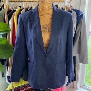 Pendleton 100% Linen Blue Blazer Sz PS - Picture 1 of 3