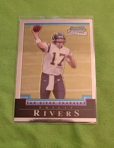 2004 Bowman Chrome Philip Rivers Rookie Card Nm #223 Not Graded See Pics - Picture 1 of 7