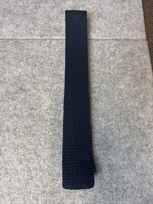 Corbata ajustada Rooster Cottonit Knit para hombre 100 % algodón azul ropa para el cuello cuadrado Foto 1 de 4