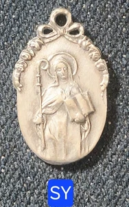 XX ème Siècle - Belle Médaille Argentée 22,5 x 14 mm - Art Déco Ste Odile P.P.N. - Picture 1 of 2