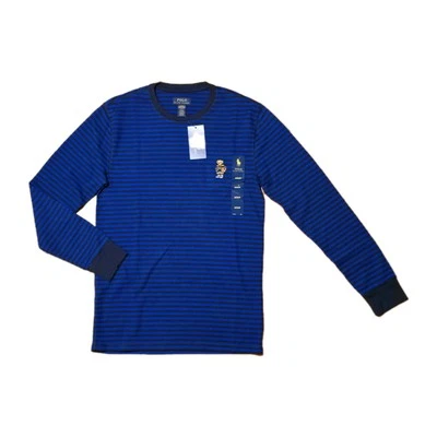 NWT Polo Bear Ralph Lauren Men's Waffle Knit Thermal CrewNeck T-Shirt SZ Small - Image 1 of 4