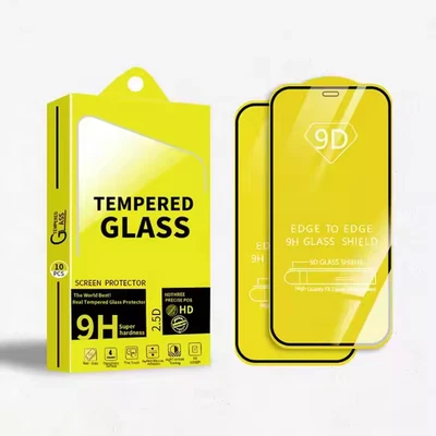 9H 9D Tempered Glass Protective Film - iPhone 15 and 16 - High Strength - Image 1 of 3